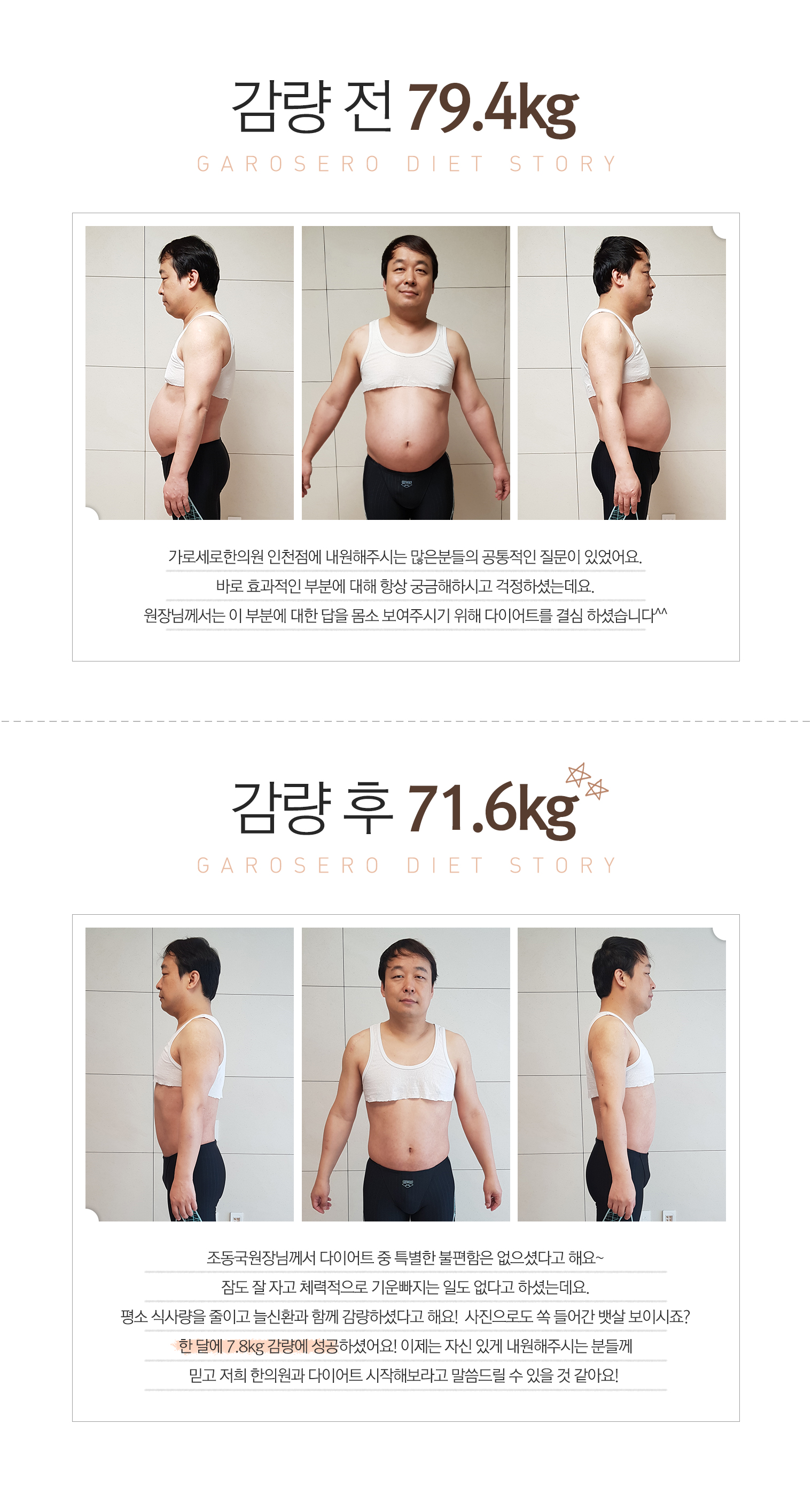 감량전후